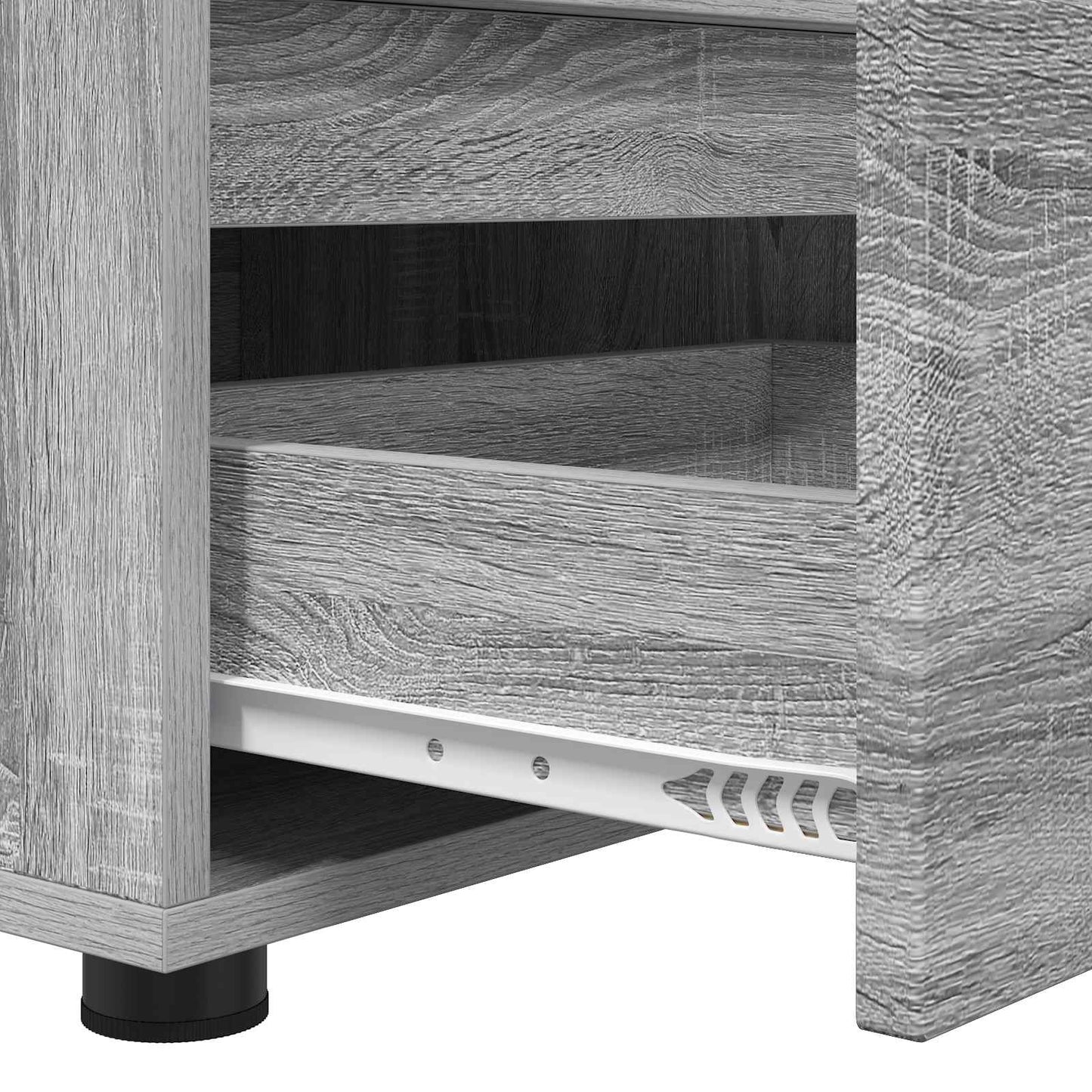 vidaXL TV Cabinet 100 x 48 x 43 cm Grey Sonoma Engineered Wood