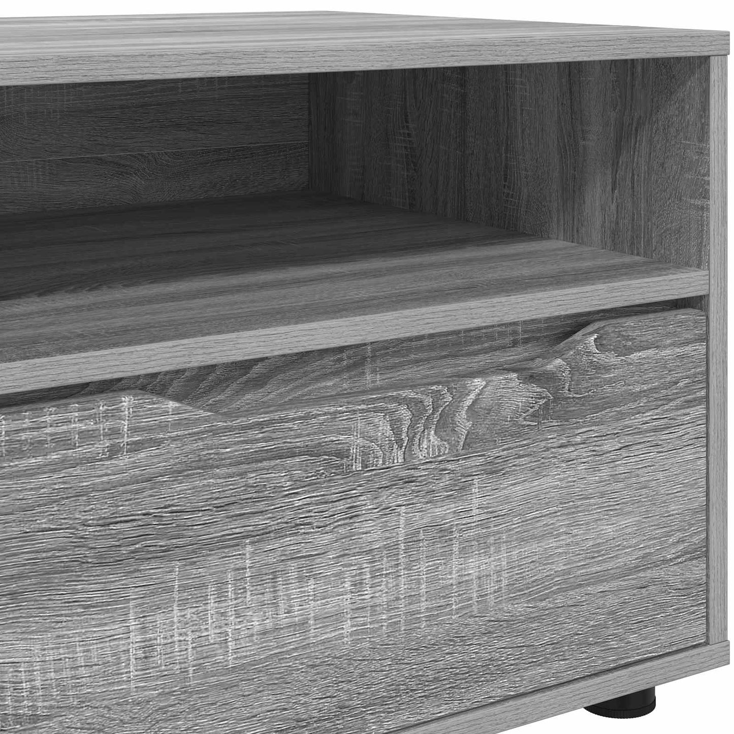 vidaXL TV Cabinet 100 x 48 x 43 cm Grey Sonoma Engineered Wood