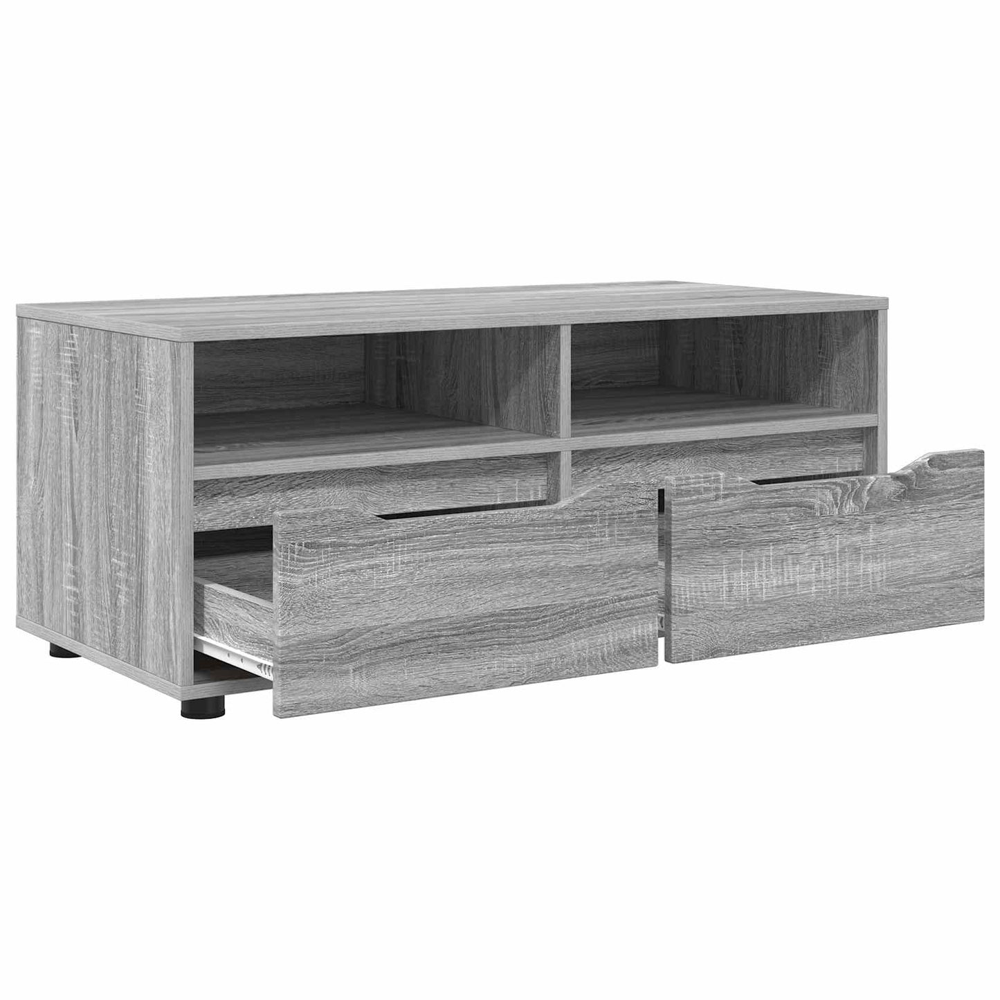 vidaXL TV Cabinet 100 x 48 x 43 cm Grey Sonoma Engineered Wood