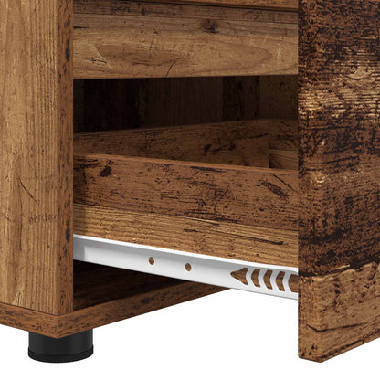 vidaXL TV Cabinet 100 x 48 x 43 cm Old Wood Engineered Wood