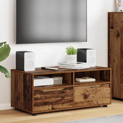 vidaXL TV Cabinet 100 x 48 x 43 cm Old Wood Engineered Wood