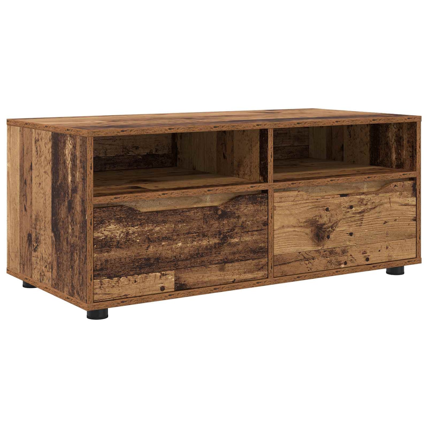 vidaXL TV Cabinet 100 x 48 x 43 cm Old Wood Engineered Wood