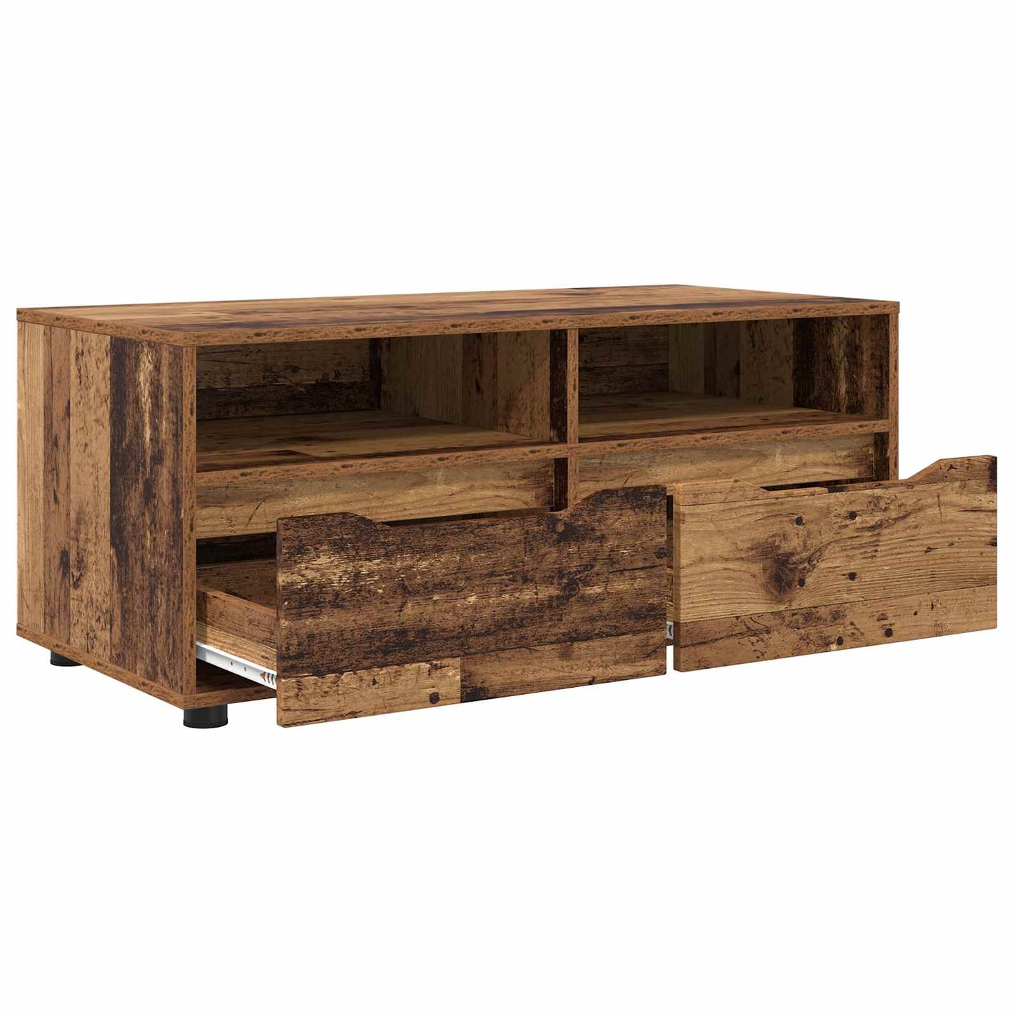 vidaXL TV Cabinet 100 x 48 x 43 cm Old Wood Engineered Wood