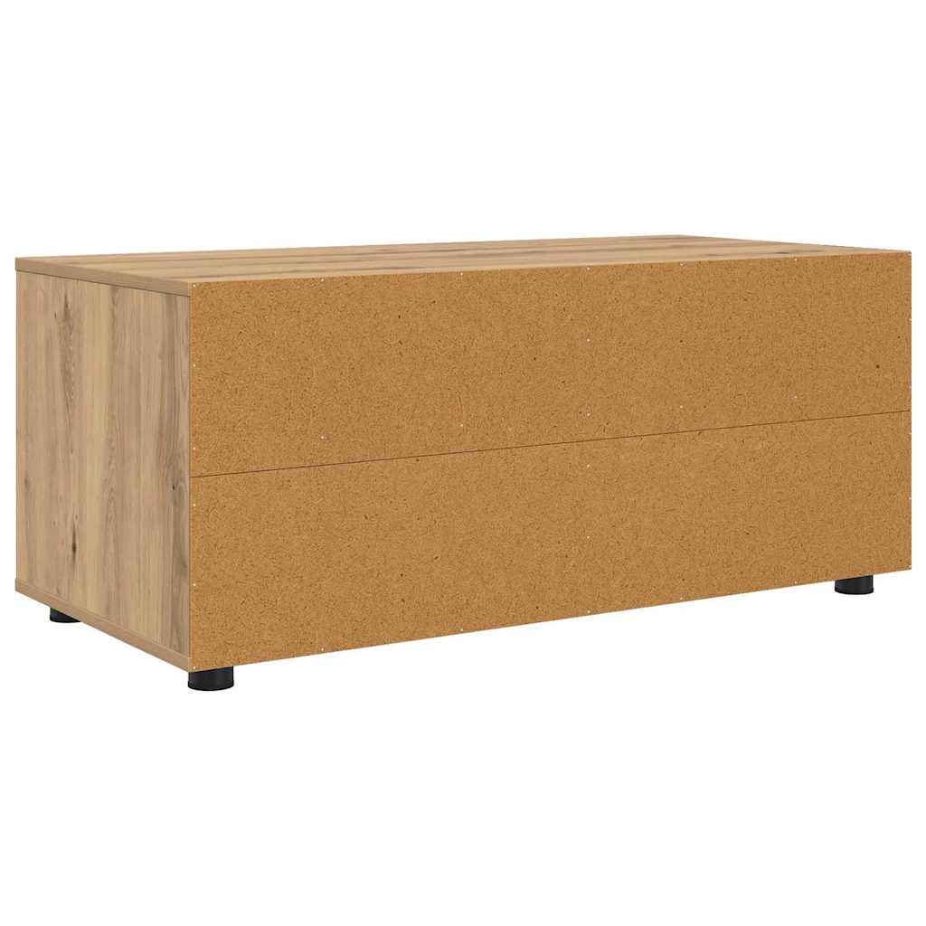 vidaXL TV Cabinet 100 x 48 x 43 cm Artisan Oak Engineered Wood