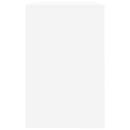 vidaXL Desk with Drawer White 100 x 50 x 78 cm Engineered Wood
