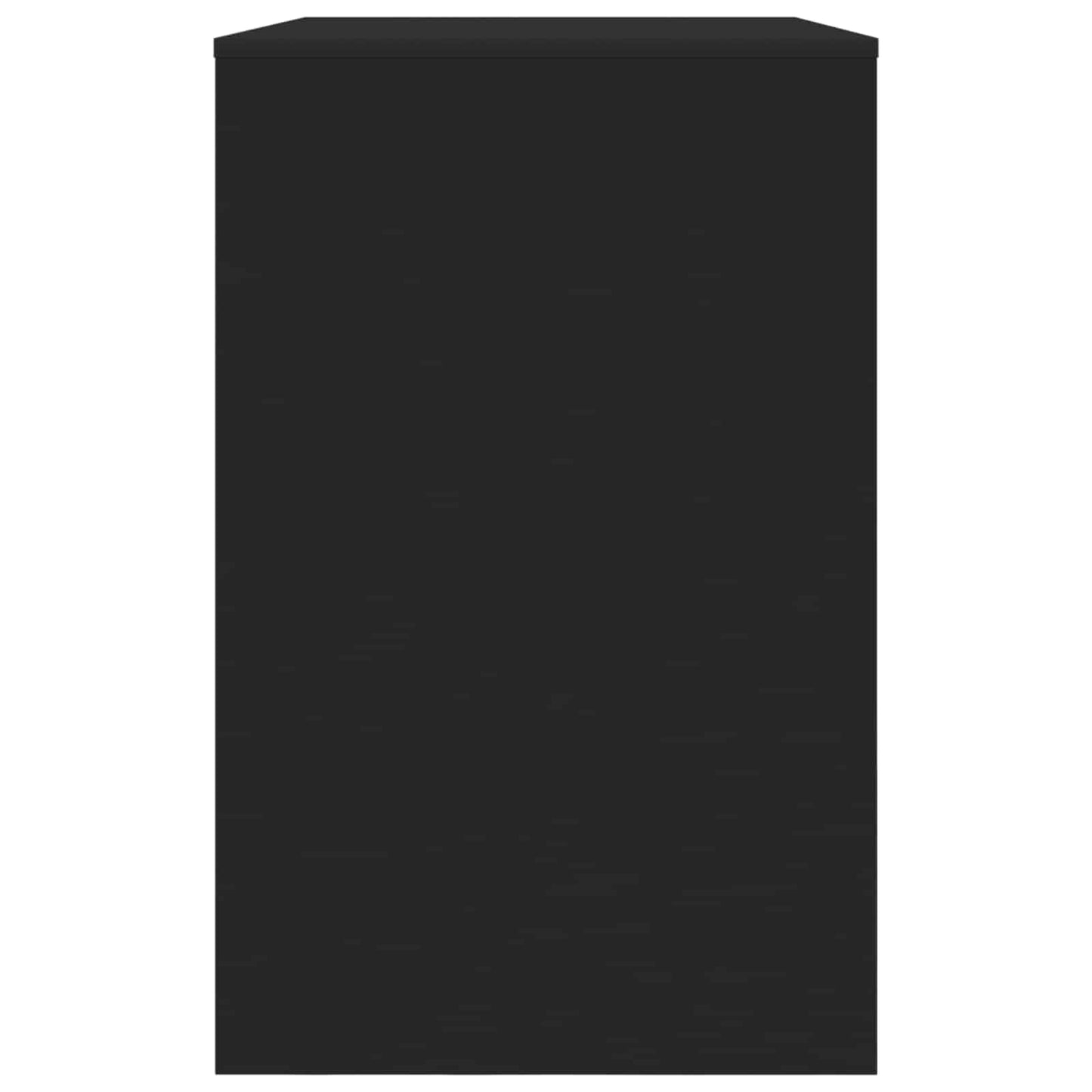 vidaXL Desk with Drawer Black 100 x 50 x 78 cm Engineered Wood