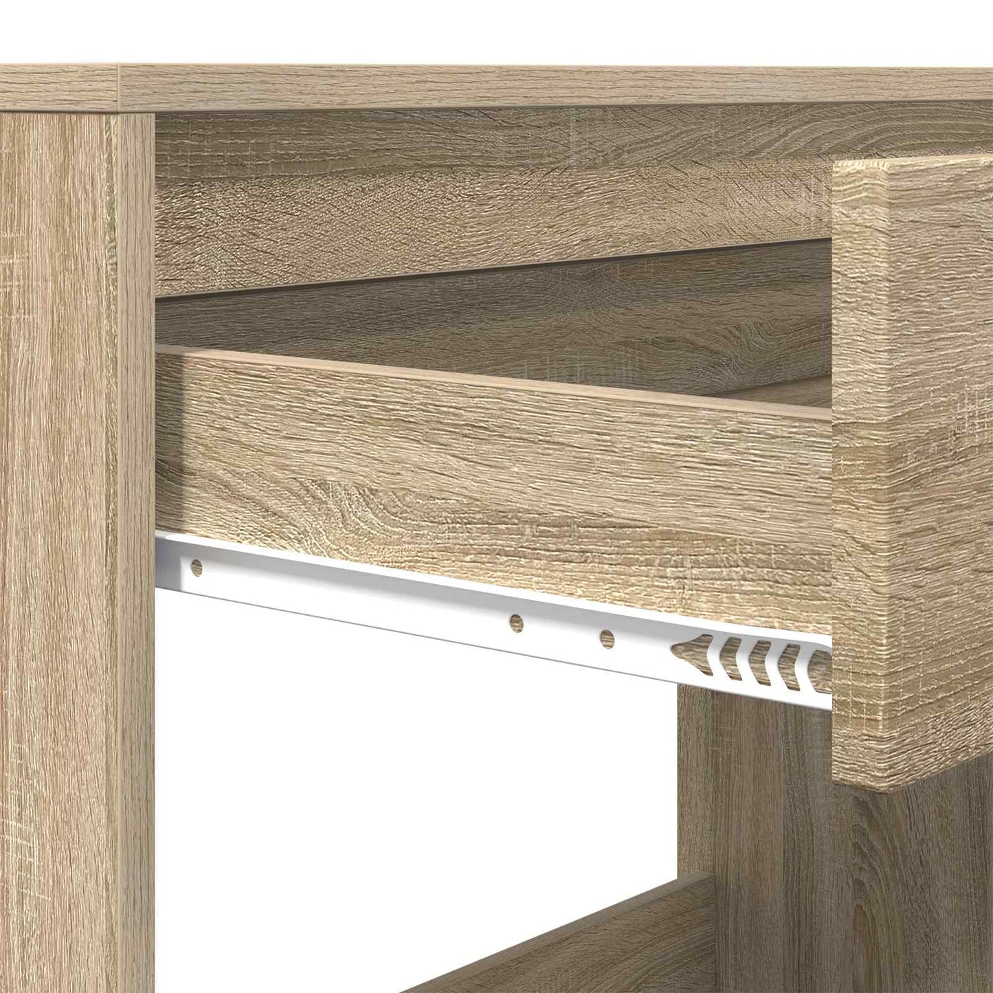 vidaXL Desk with Drawer Sonoma Oak 100 x 50 x 78 cm Engineered Wood