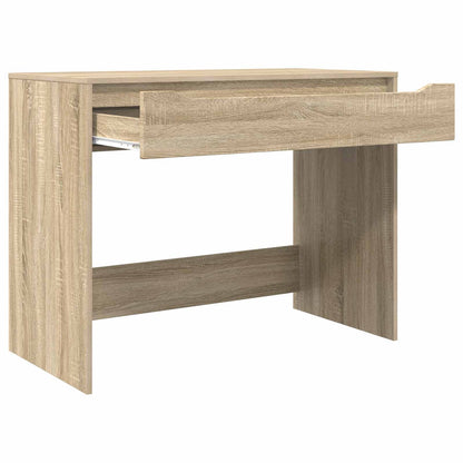 vidaXL Desk with Drawer Sonoma Oak 100 x 50 x 78 cm Engineered Wood