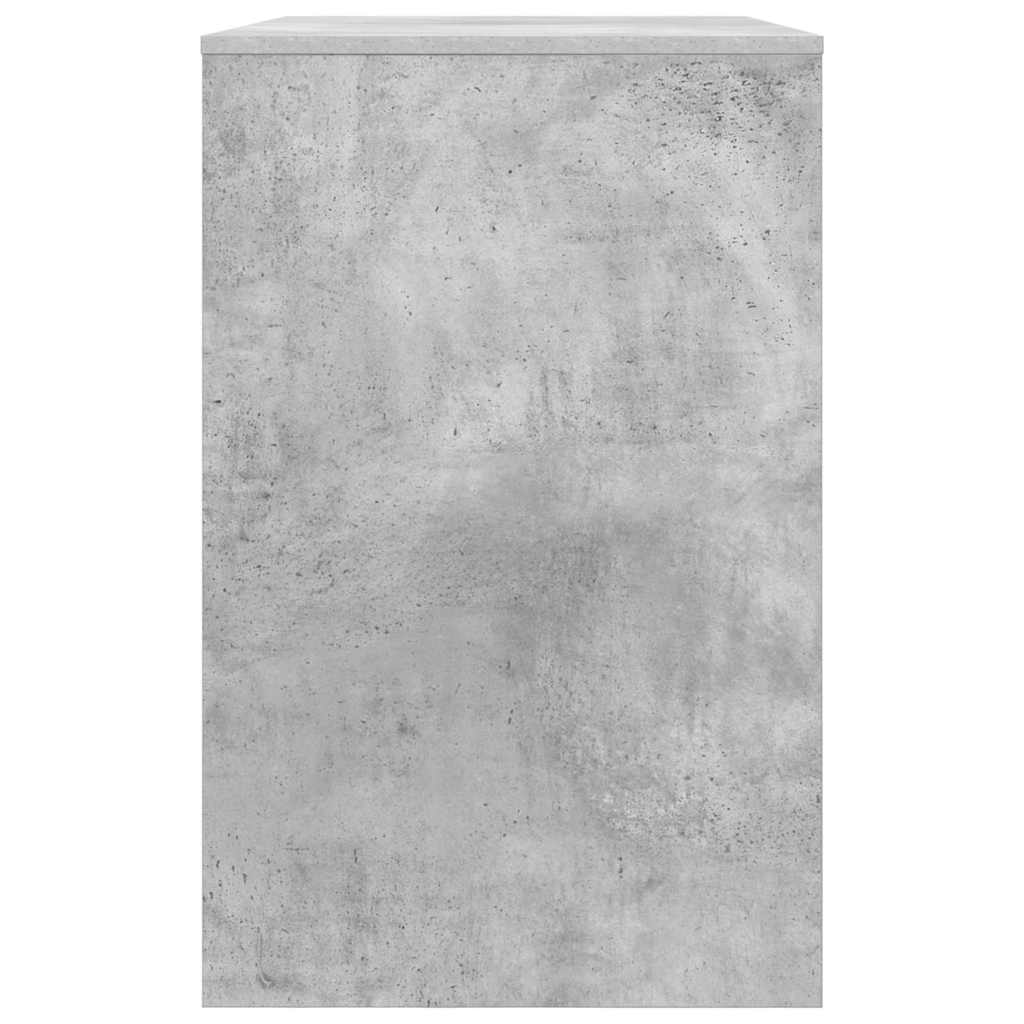 vidaXL Desk with Drawer Concrete Grey 100 x 50 x 78 cm Engineered Wood