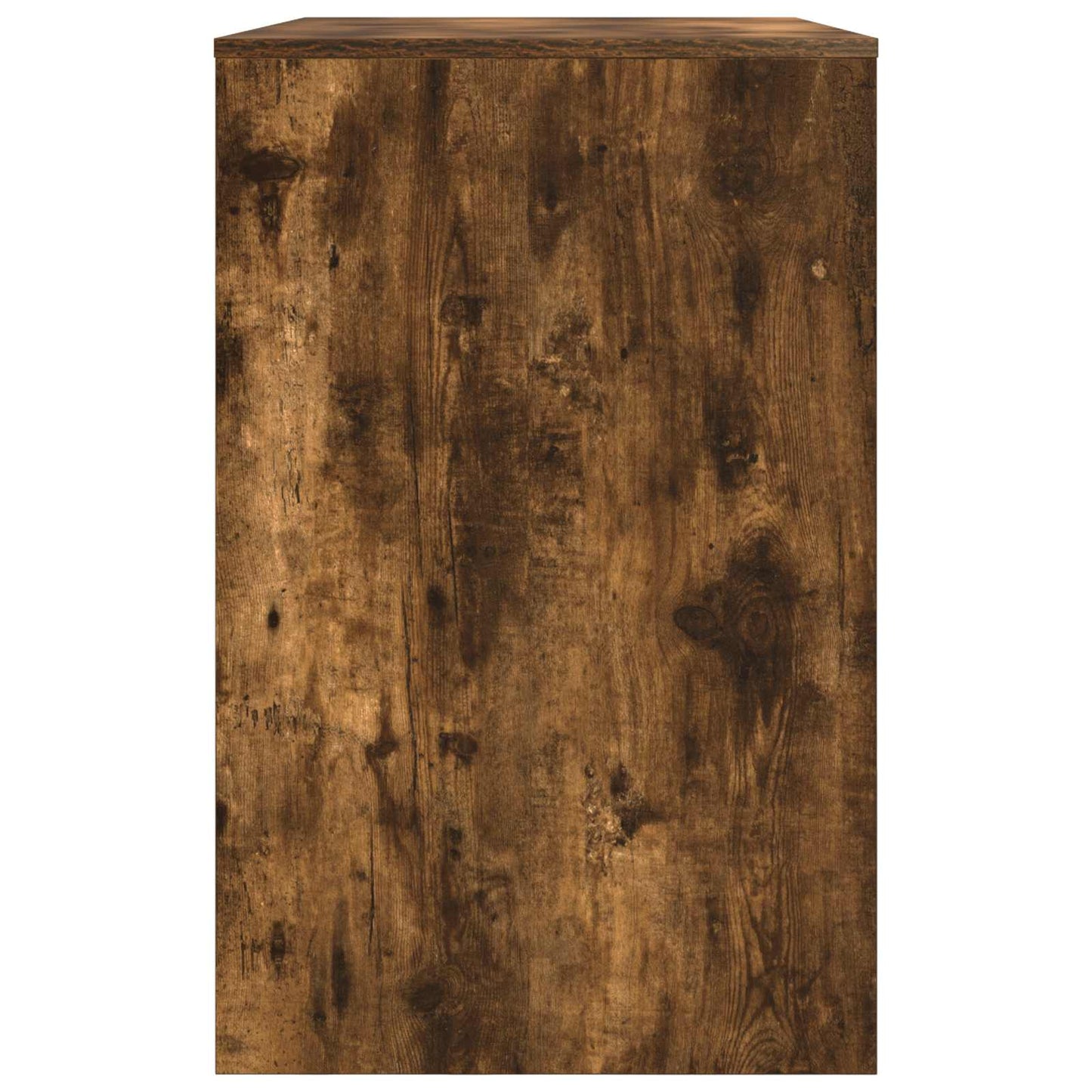 vidaXL Desk with Drawer Smoked Oak 100 x 50 x 78 cm Engineered Wood
