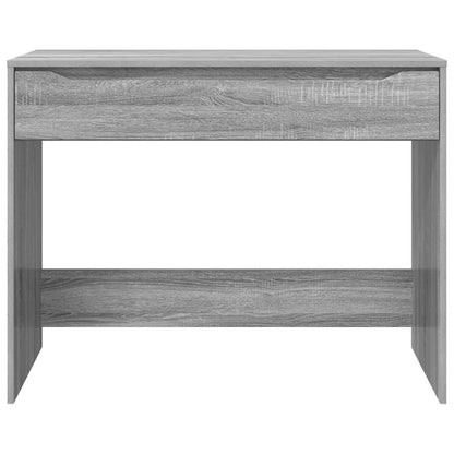 vidaXL Desk with Drawer Grey Sonoma 100 x 50 x 78 cm Engineered Wood