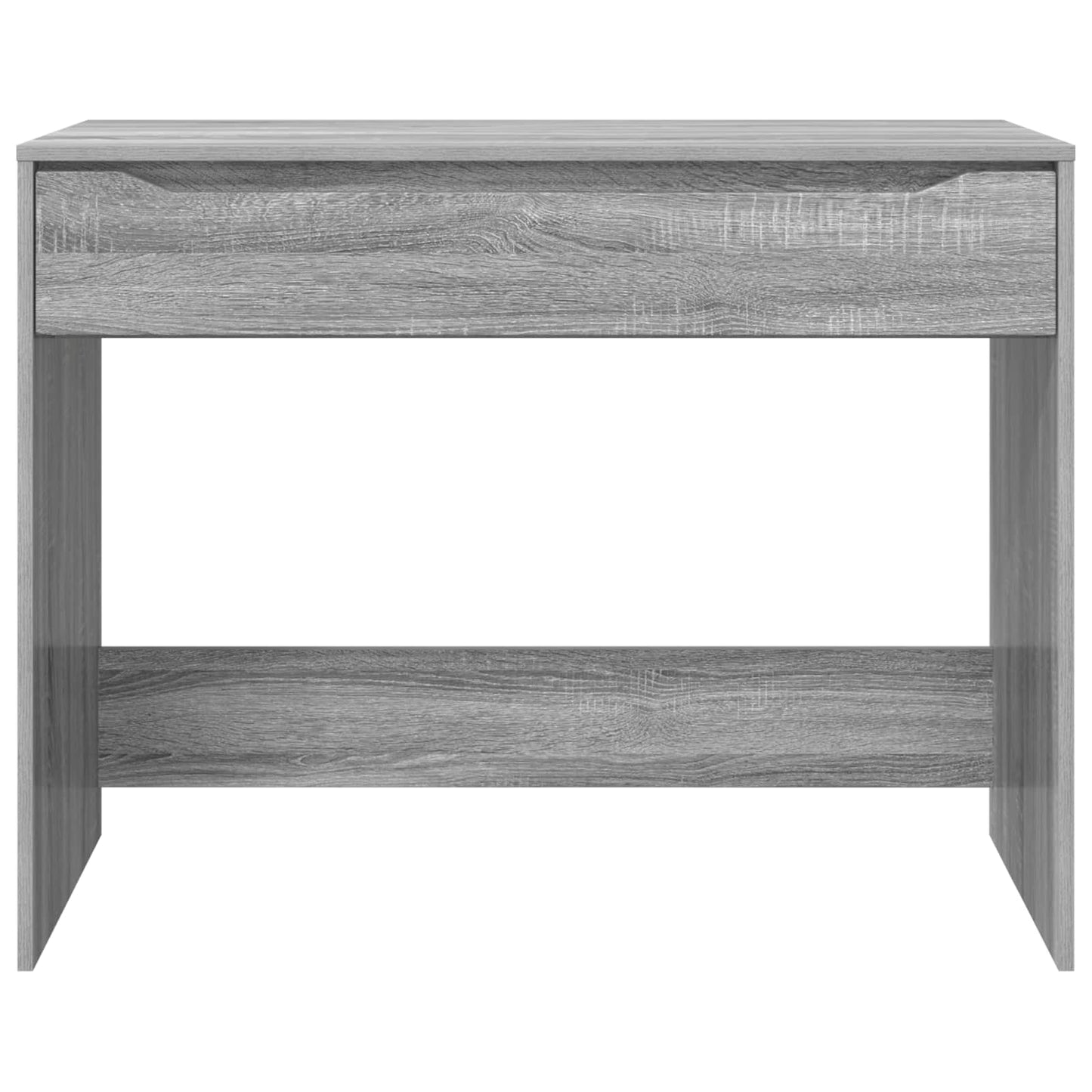 vidaXL Desk with Drawer Grey Sonoma 100 x 50 x 78 cm Engineered Wood