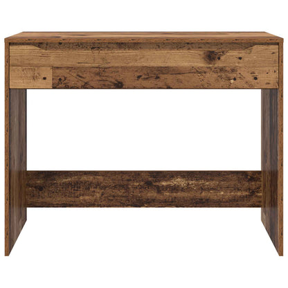 vidaXL Desk with Drawer Old Wood 100 x 50 x 78 cm Engineered Wood