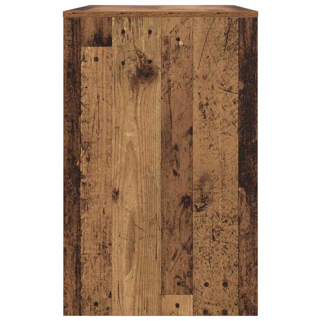 vidaXL Desk with Drawer Old Wood 100 x 50 x 78 cm Engineered Wood