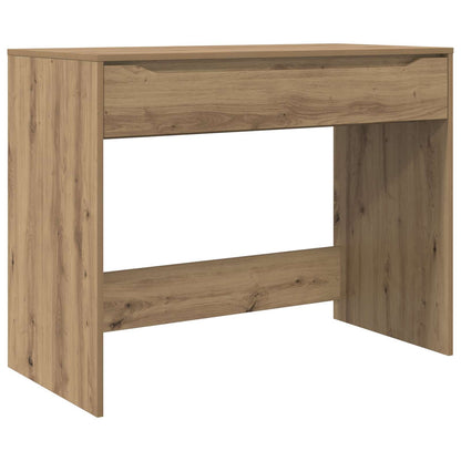 vidaXL Desk with Drawer Artisan Oak Engineered Wood 100 x 50 x 78 cm