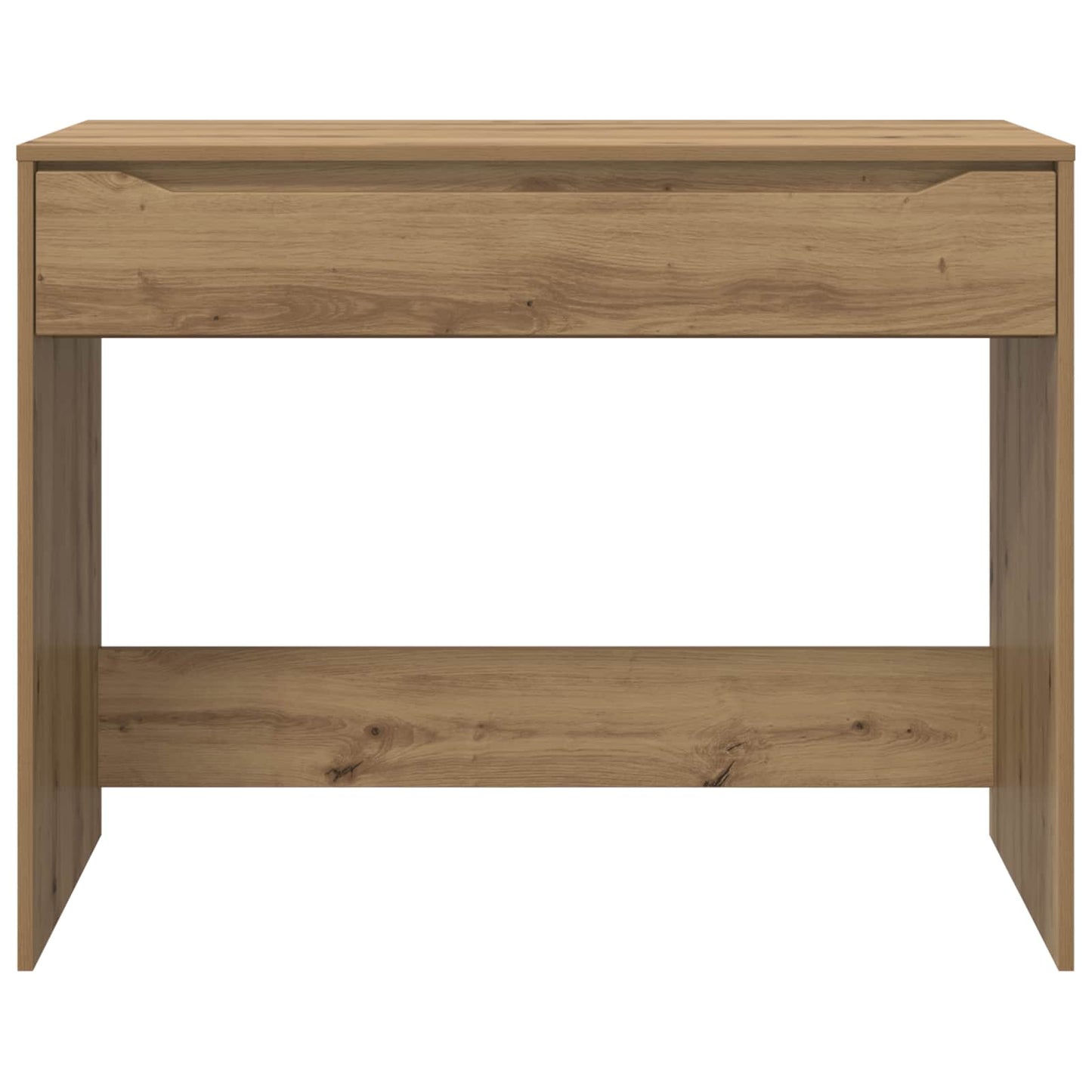 vidaXL Desk with Drawer Artisan Oak Engineered Wood 100 x 50 x 78 cm