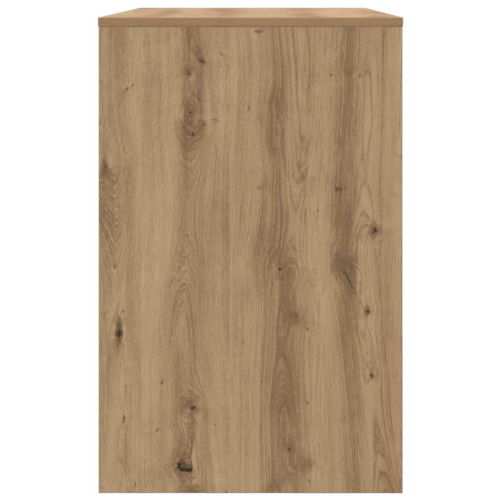 vidaXL Desk with Drawer Artisan Oak 100 x 50 x 78 cm Engineered Wood