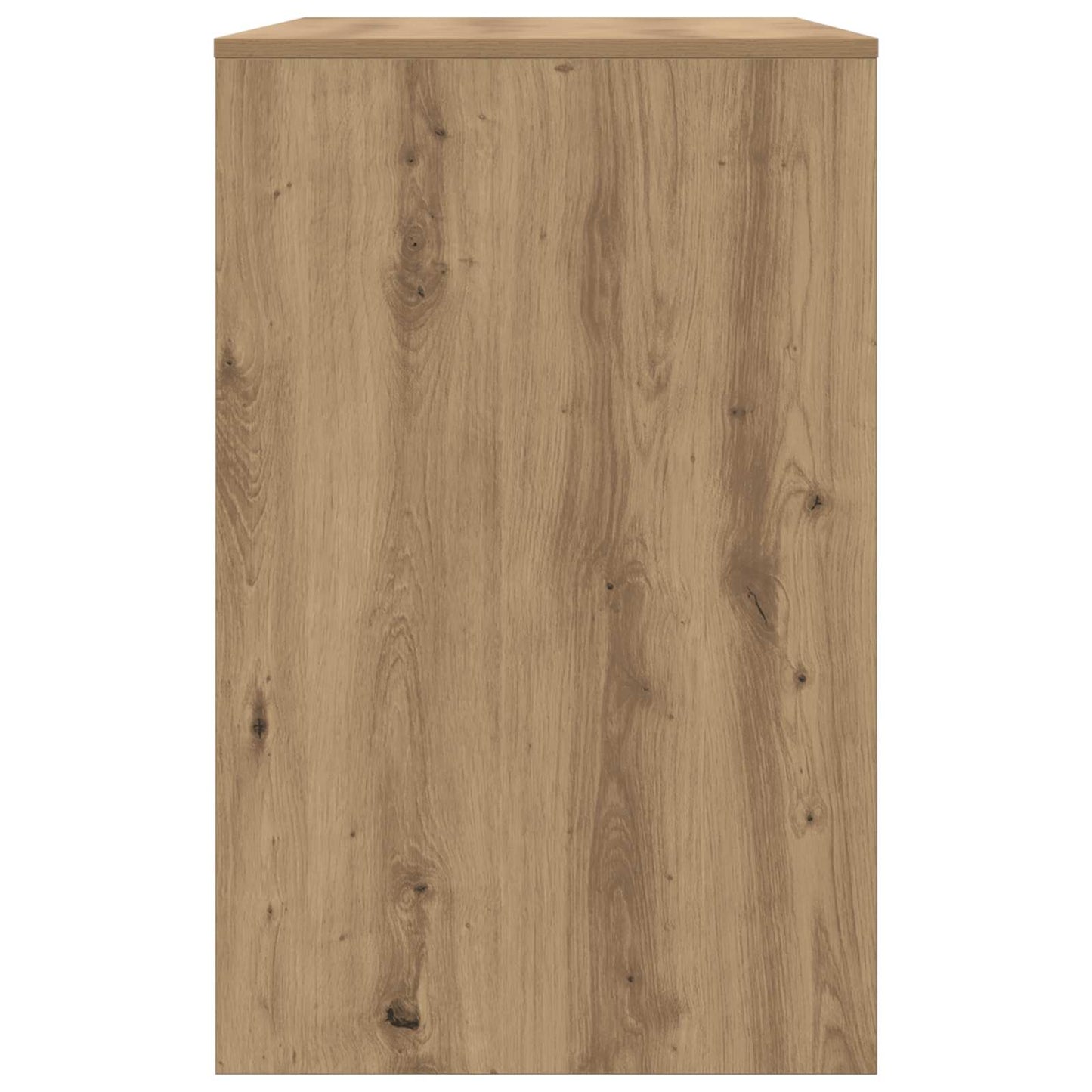 vidaXL Desk with Drawer Artisan Oak Engineered Wood 100 x 50 x 78 cm