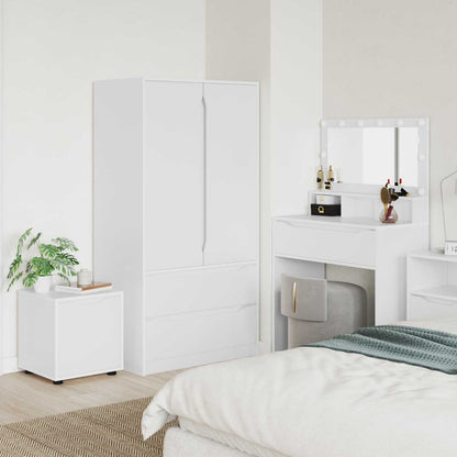 vidaXL Bathroom Cabinet White 40.5 x 40 x 44 cm Engineered Wood