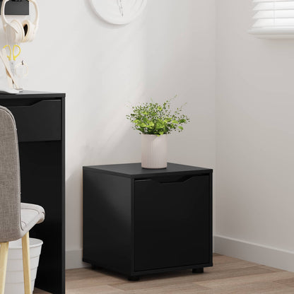 vidaXL Bathroom Cabinet Black 40.5 x 40 x 44 cm Engineered Wood