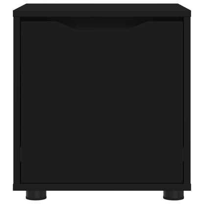 vidaXL Bathroom Cabinet Black 40.5 x 40 x 44 cm Engineered Wood