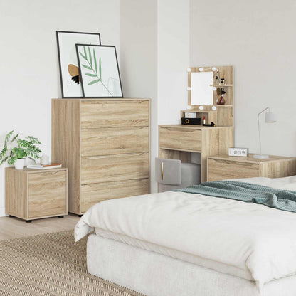vidaXL Bathroom Cabinet Sonoma Oak 40.5 x 40 x 44 cm Engineered Wood