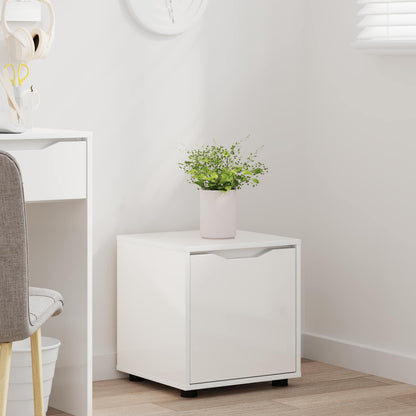 vidaXL Bathroom Cabinet High Gloss White 40.5 x 40 x 44 cm
