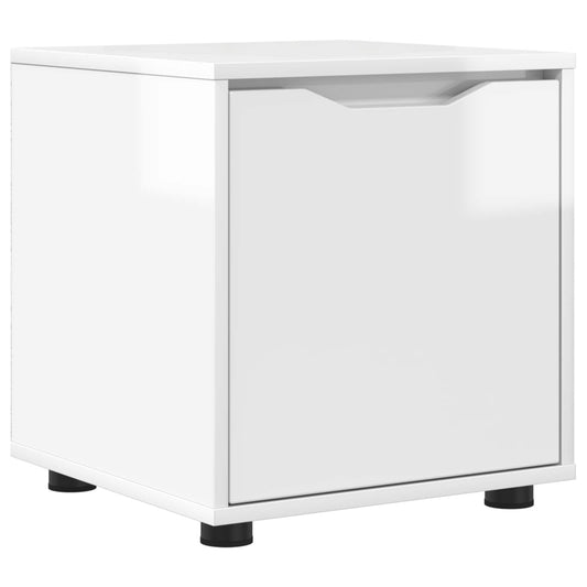 vidaXL Bathroom Cabinet High Gloss White 40.5 x 40 x 44 cm