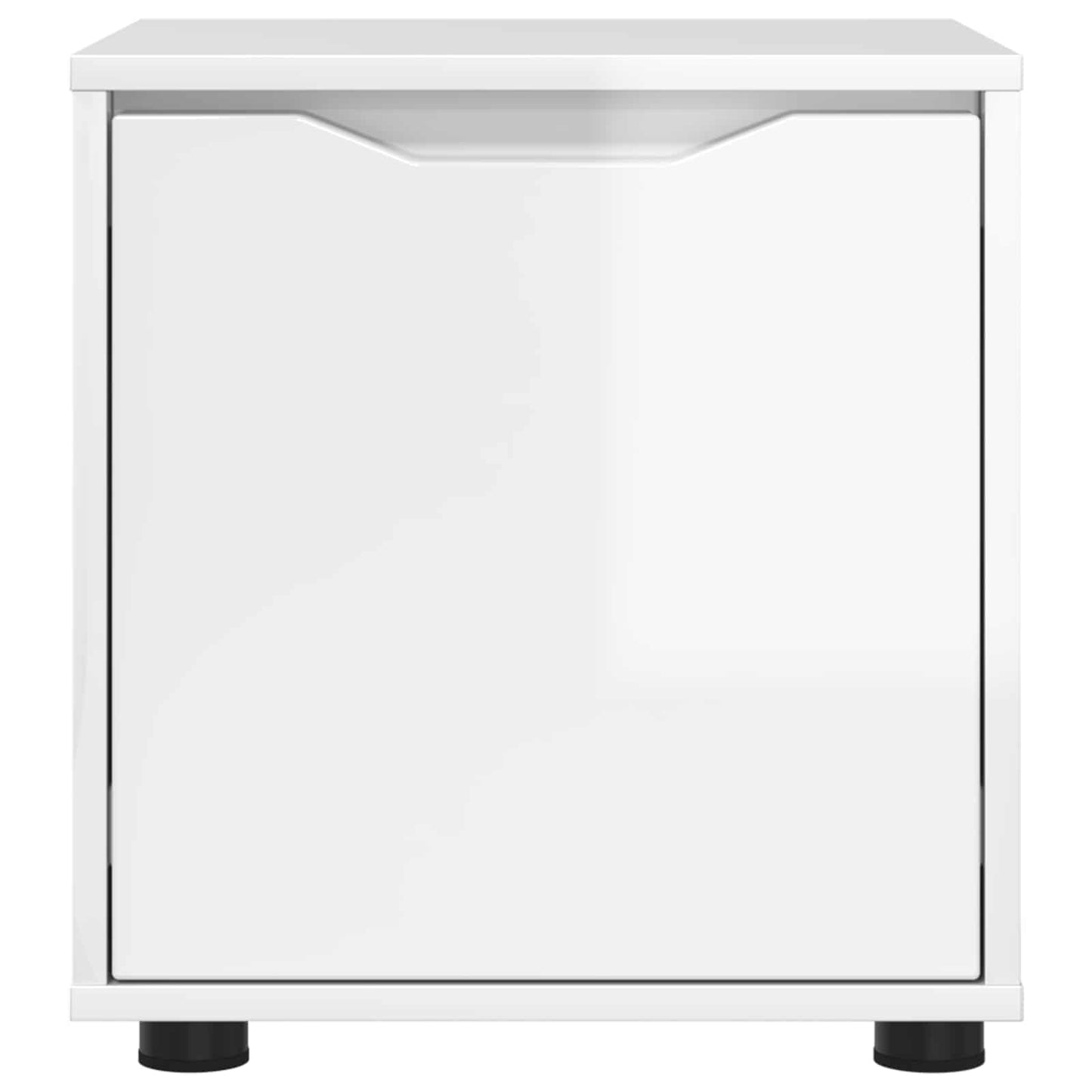 vidaXL Bathroom Cabinet High Gloss White 40.5 x 40 x 44 cm