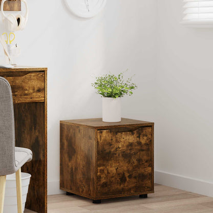 vidaXL Bathroom Cabinet Smoked Oak 40.5 x 40 x 44 cm Engineered Wood