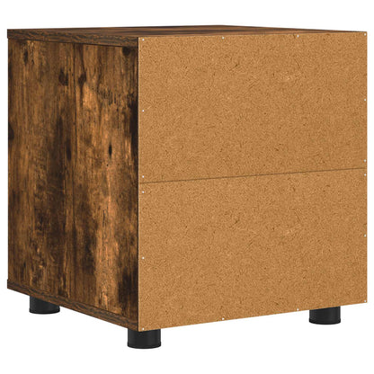 vidaXL Bathroom Cabinet Smoked Oak 40.5 x 40 x 44 cm Engineered Wood