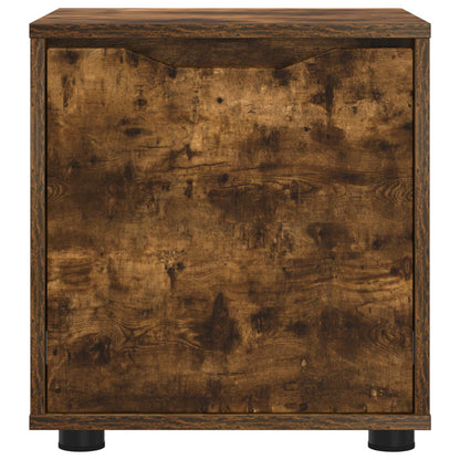 vidaXL Bathroom Cabinet Smoked Oak 40.5 x 40 x 44 cm Engineered Wood