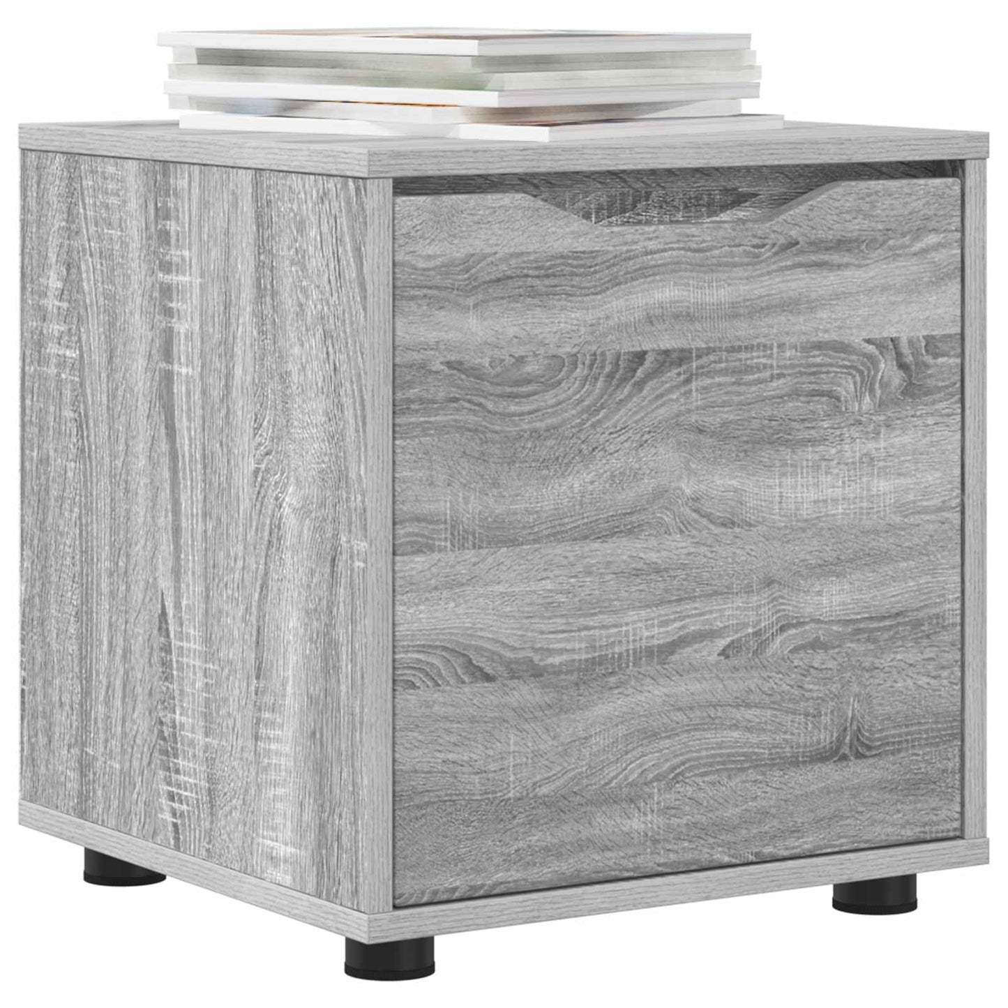 vidaXL Bathroom Cabinet Grey Sonoma 40.5 x 40 x 44 cm Engineered Wood