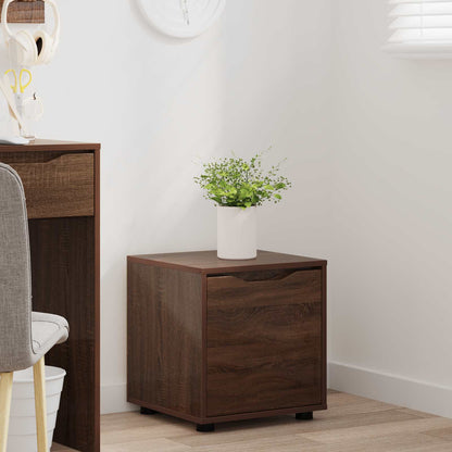 vidaXL Bathroom Cabinet Brown Oak 40.5 x 40 x 44 cm Engineered Wood
