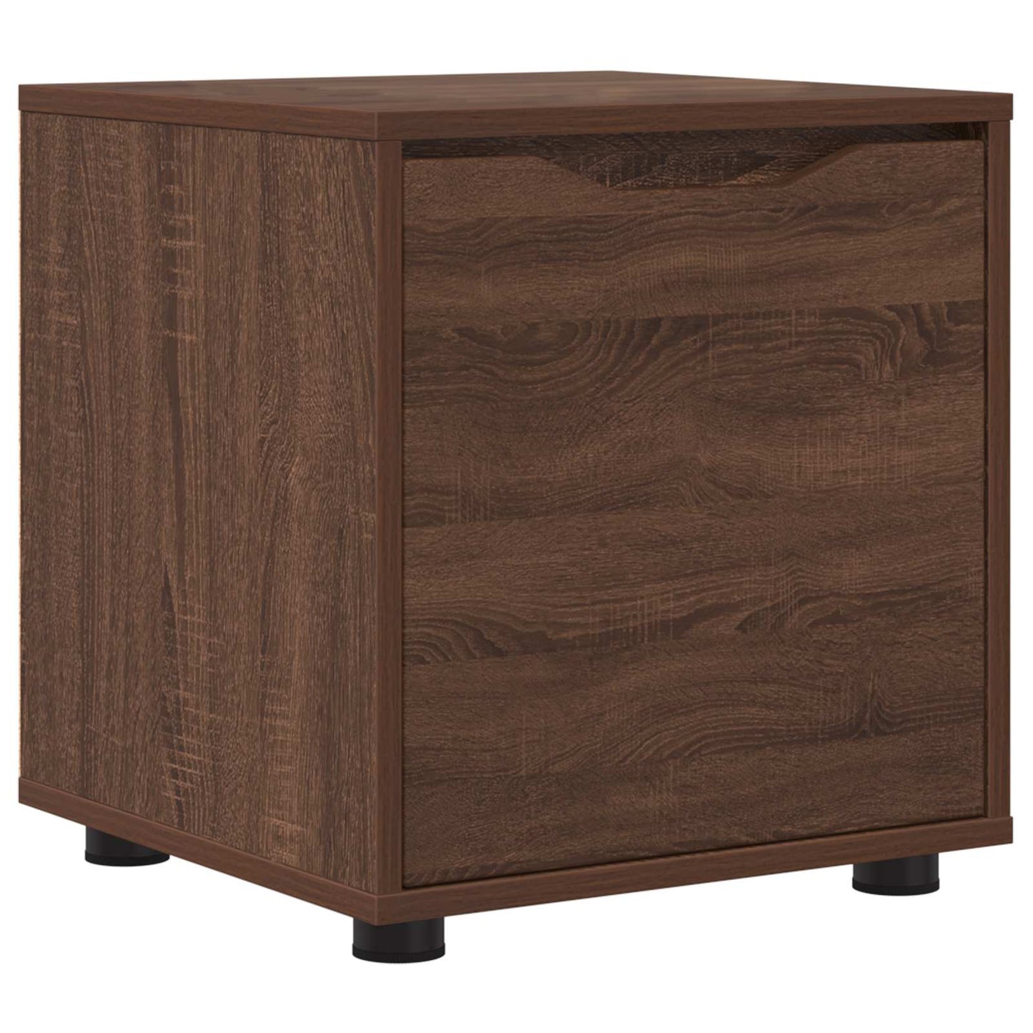 vidaXL Bathroom Cabinet Brown Oak 40.5 x 40 x 44 cm Engineered Wood