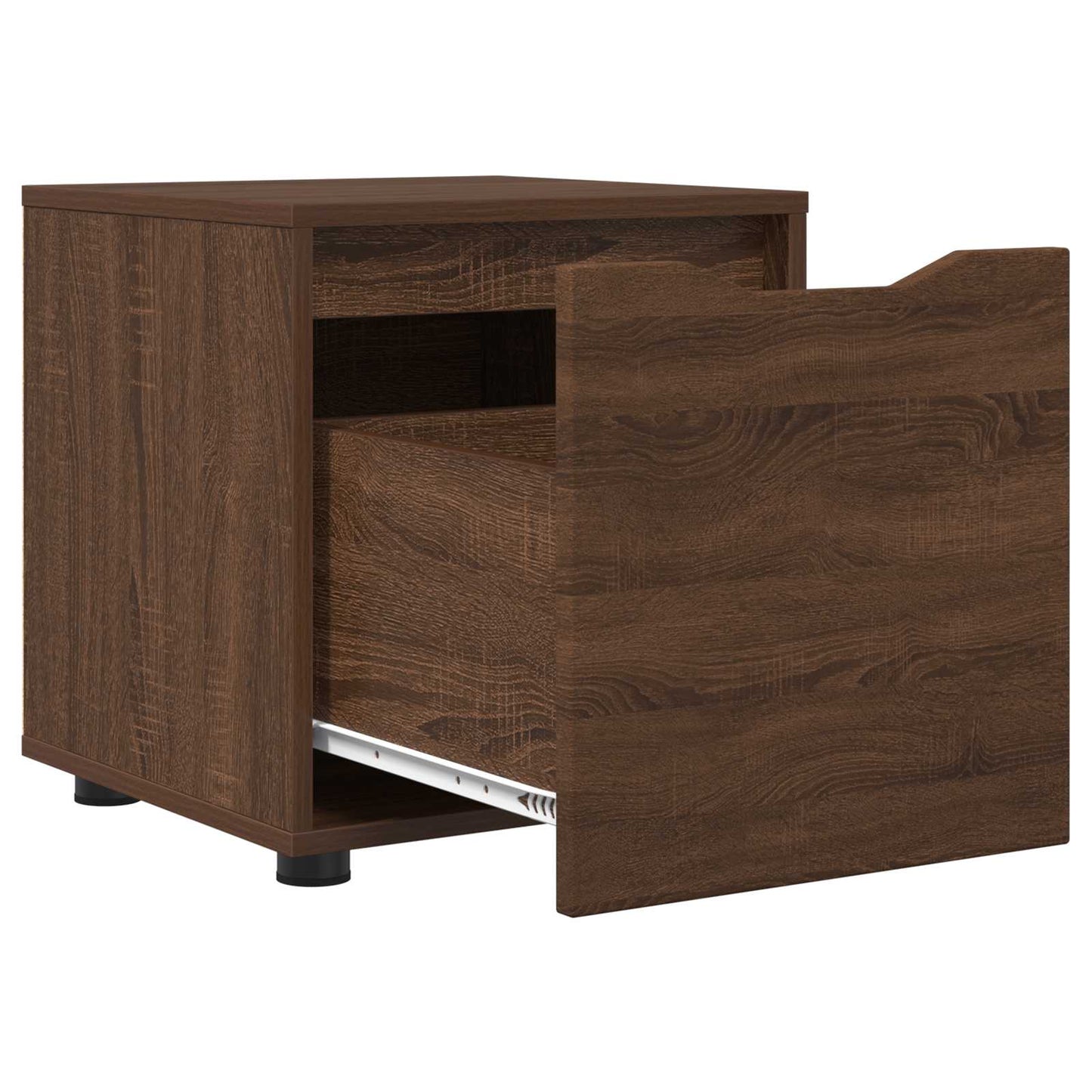 vidaXL Bathroom Cabinet Brown Oak 40.5 x 40 x 44 cm Engineered Wood