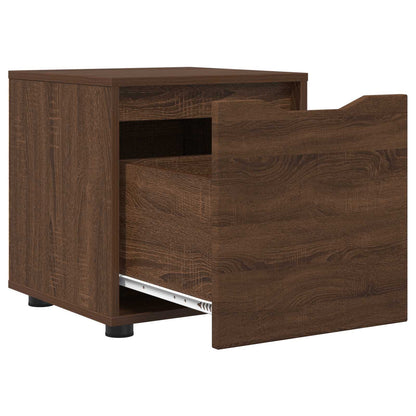 vidaXL Bathroom Cabinet Brown Oak 40.5 x 40 x 44 cm Engineered Wood