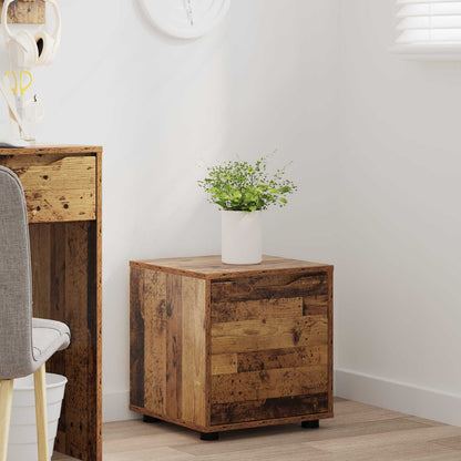 vidaXL Bathroom Cabinet Old Wood 40.5 x 40 x 44 cm Engineered Wood