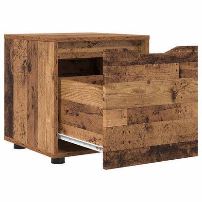 vidaXL Bathroom Cabinet Old Wood 40.5 x 40 x 44 cm Engineered Wood
