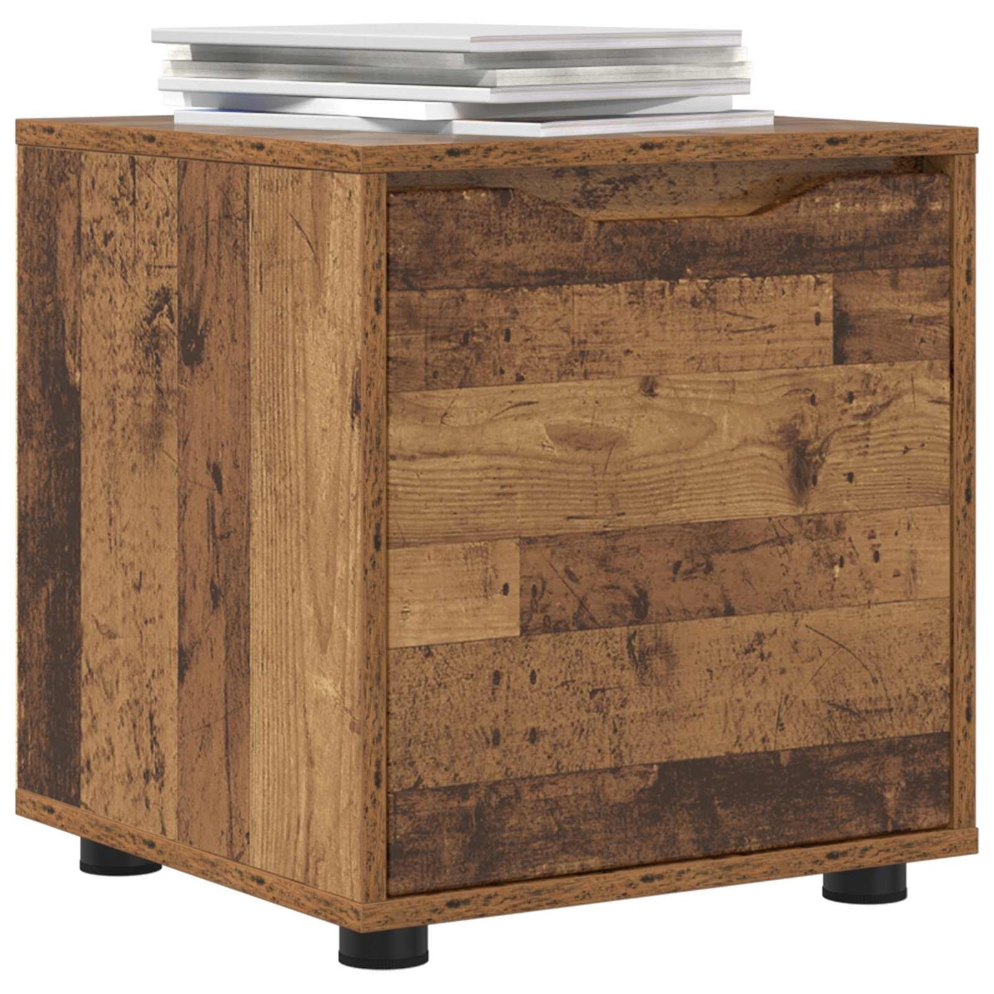 vidaXL Bathroom Cabinet Old Wood 40.5 x 40 x 44 cm Engineered Wood