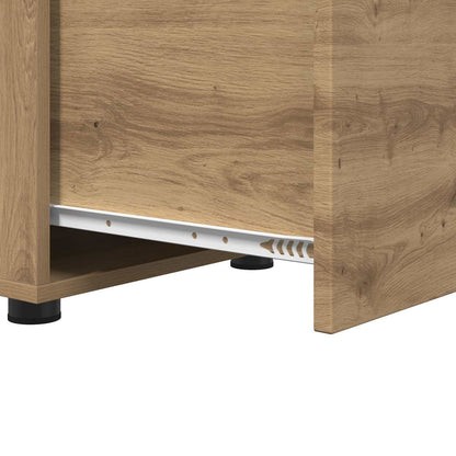 vidaXL Bathroom Cabinet 40.5 x 40 x 44 cm Engineered Wood Artisan Oak