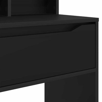 vidaXL Bedroom Dressing Tables with Drawer Black 80 x 39.6 x 135 cm