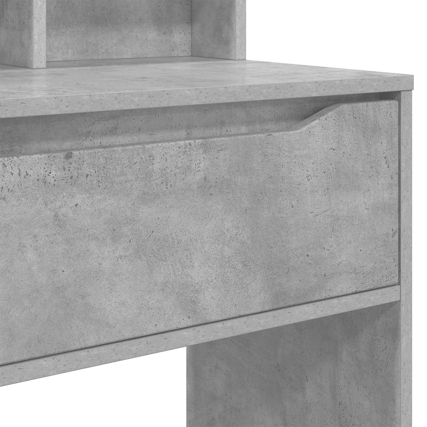 vidaXL Bedroom Dressing Tables Concrete Grey 80 x 39.6 x 135 cm