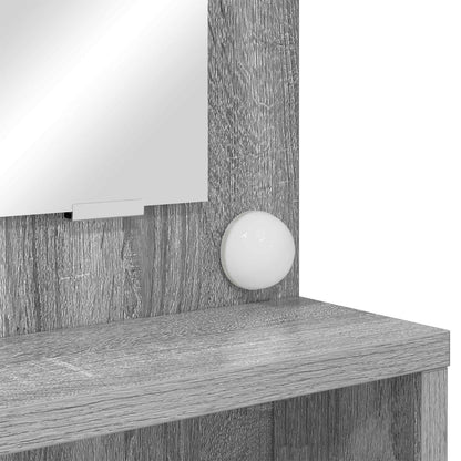 vidaXL Bedroom Dressing Tables Grey Sonoma 80 x 39.6 x 135 cm