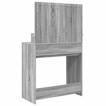 vidaXL Bedroom Dressing Tables Grey Sonoma 80 x 39.6 x 135 cm
