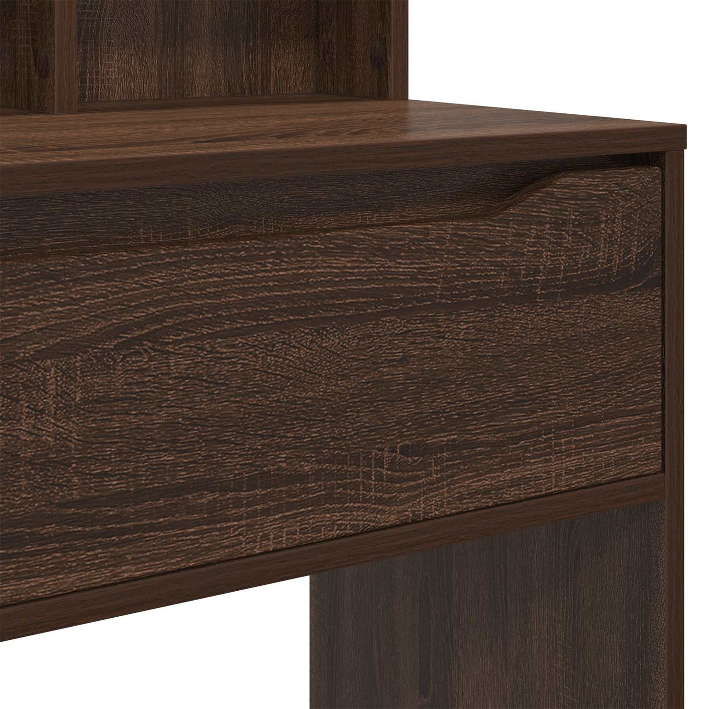 vidaXL Bedroom Dressing Tables Brown Oak 80 x 39.6 x 135 cm