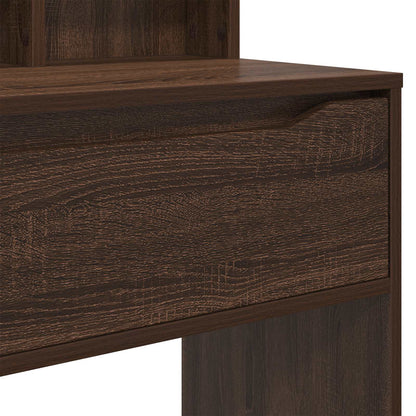 vidaXL Bedroom Dressing Tables Brown Oak 80 x 39.6 x 135 cm