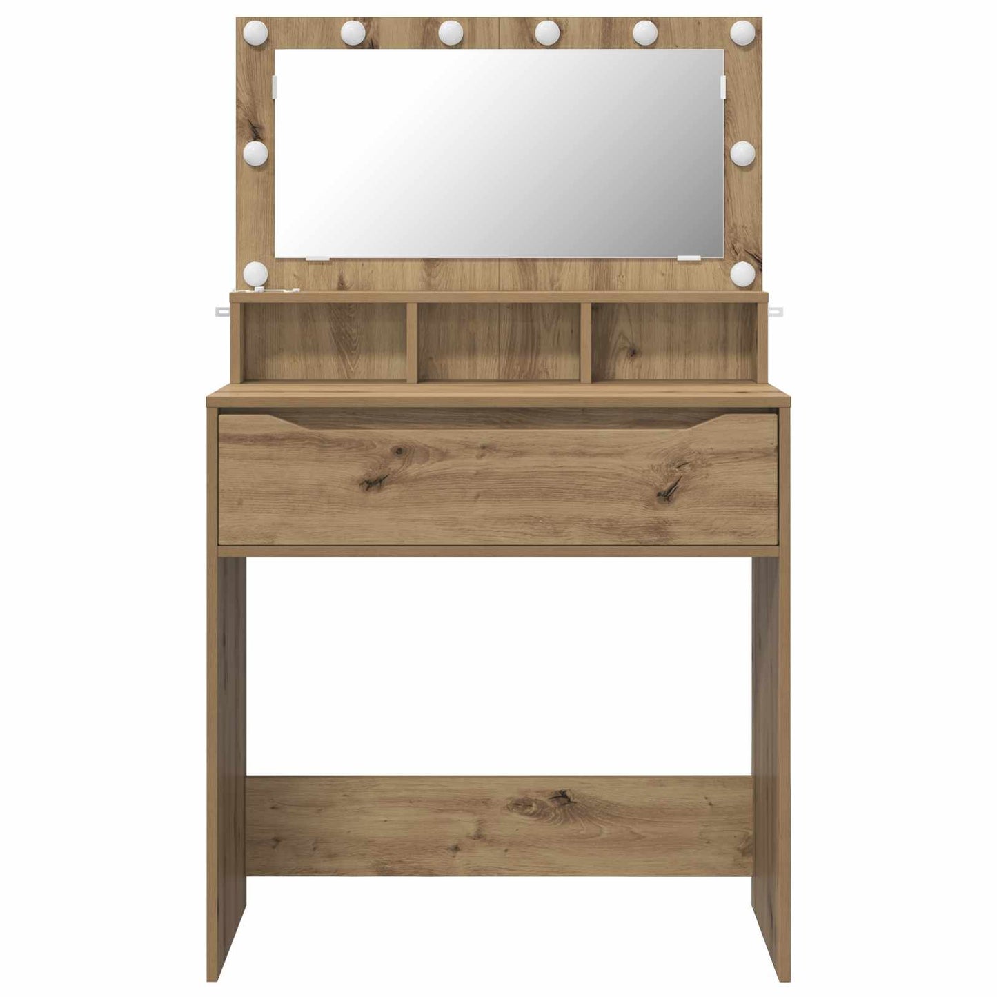 vidaXL Bedroom Dressing Tables Artisan Oak 80 x 39.6 x 135 cm