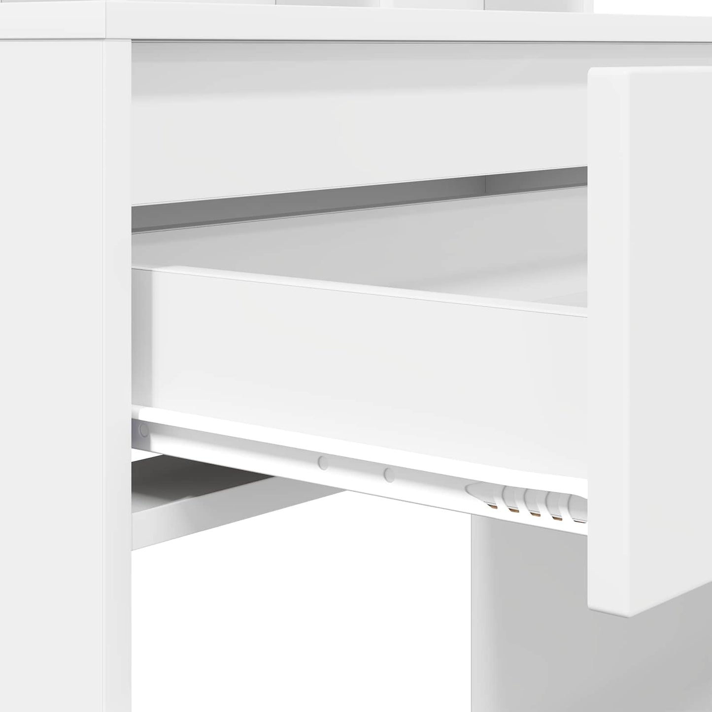 vidaXL Bedroom Dressing Tables with Drawer White 80 x 39.6 x 135 cm