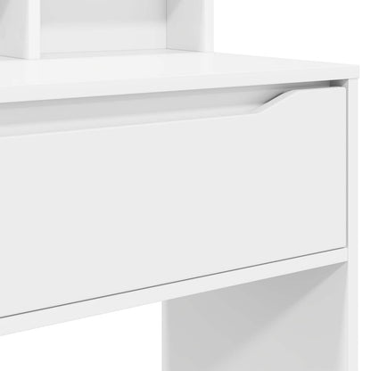 vidaXL Bedroom Dressing Tables with Drawer White 80 x 39.6 x 135 cm